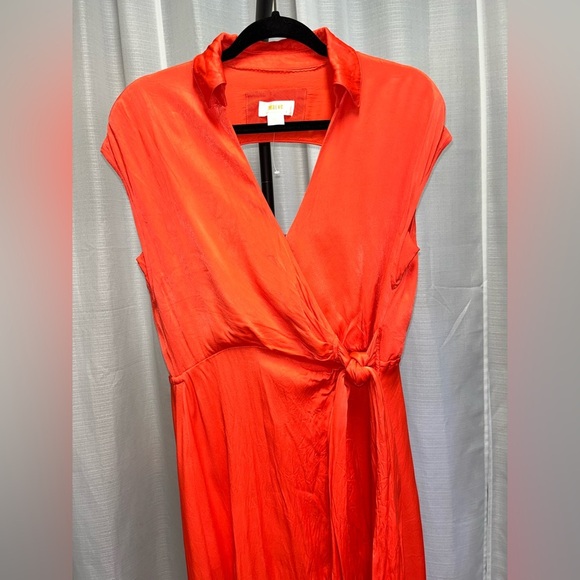 Anthropologie Maeve Open-Back Wrap
Midi Dress in Orange NWT | size small - Picture 2 of 14